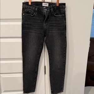 Frame Le Garçon Crop Women’s Black Jeans Size 24